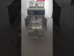 OFE-H226L electric chips open fryer with oil filter system with auto lift function