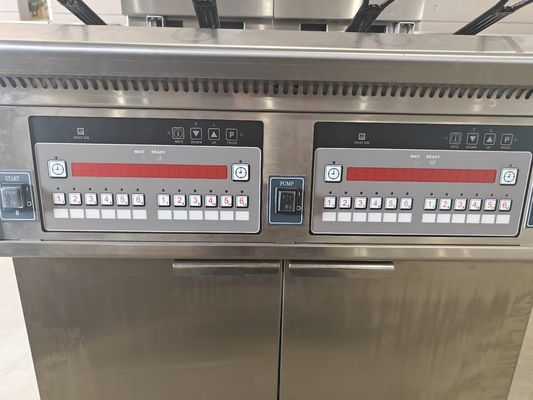 28.6kw Double Tank Big Capacity Digital Computer Panel Electric&amp;gas Chips Open Fryer Machine