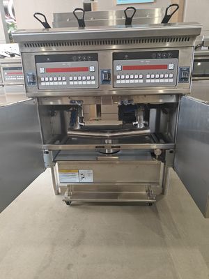 28.6kw Double Tank Big Capacity Digital Computer Panel Electric&amp;gas Chips Open Fryer Machine