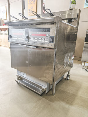 28.6kw Double Tank Big Capacity Digital Computer Panel Electric&amp;gas Chips Open Fryer Machine