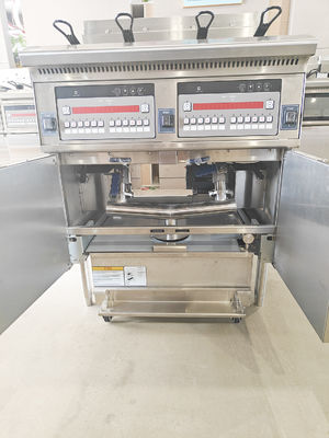 28.6kw Double Tank Big Capacity Digital Computer Panel Electric&amp;gas Chips Open Fryer Machine