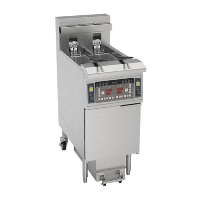 Two Pots Two Baskets 13L*2 Small Capacity Save Oil Electric Open Fryer With Oil Filtration
