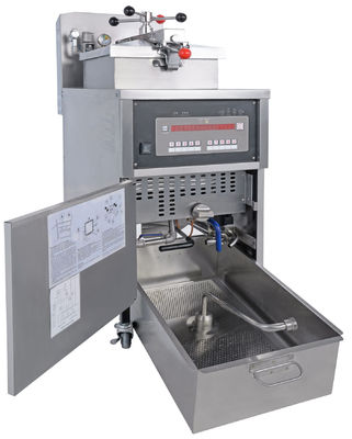 Digital USA Style Red Panel Gas Heating 25L Chicken Pressure Fryer