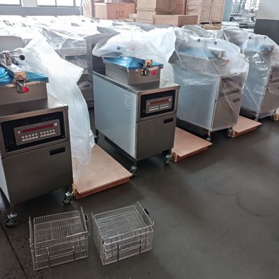 Digital USA Style Red Panel Gas Heating 25L Chicken Pressure Fryer