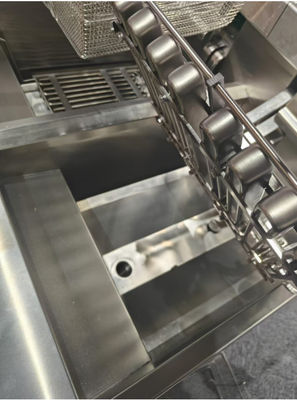 Touchscreen Smart Panel Auto Lift Filtration Two Pots Four Baskets 304SUS Electric Gas Open Chips Fryer