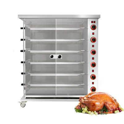 Commercial Electric &amp; Gas Chicken Roaster Rotisserie Grill Machine Roast Chicken Machine