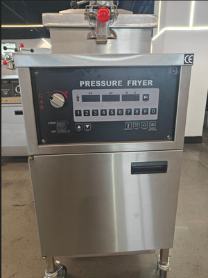 25D Compute Panel Without Filtration Gas &amp; Electric Heating Chicken Pressure Fryer