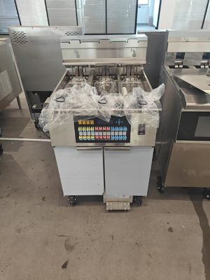 Digital Computer Panel 3 Pots 3 Baskets 21KW Electric Open Chips Fryer