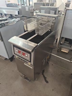 Two Pots Two Baskets 7.5L*2 Small Capacity 14kw Save Oil Electric Open Fryer With Oil Filtration