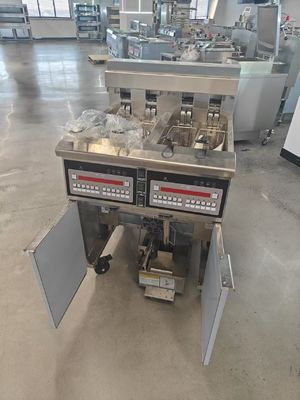 304SUS Factory Direct Sell Two Tanks Four Baskets Digital Panel Electric &amp; Gas Open Fryer