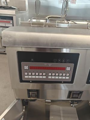 Digital Computer Panel Two Pots Four Baskets Automatic Deep Fryer Machine GAS Open Deep Fryer
